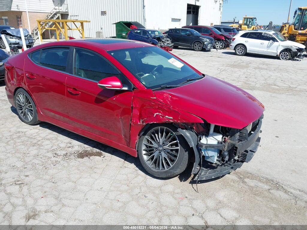 KMHD04LBXJU477160 2018 HYUNDAI ELANTRA photo no. 1