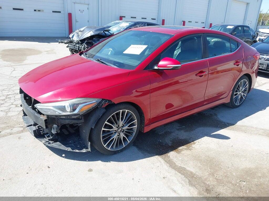 KMHD04LBXJU477160 2018 HYUNDAI ELANTRA photo no. 2