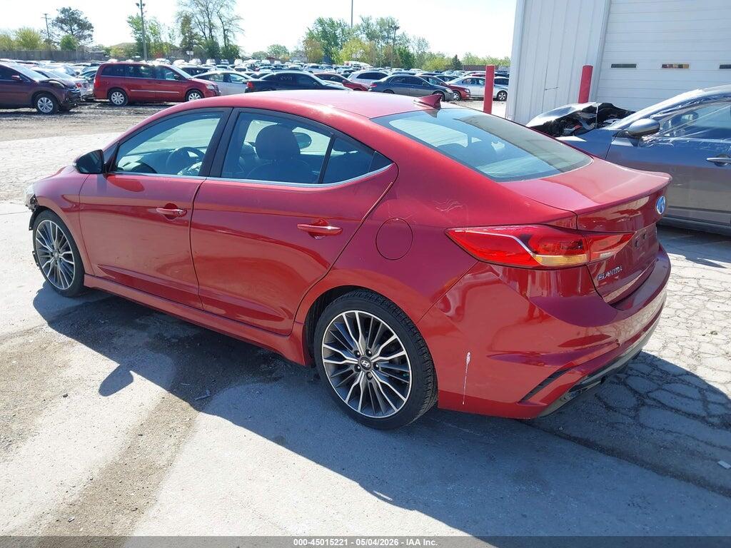 KMHD04LBXJU477160 2018 HYUNDAI ELANTRA photo no. 3