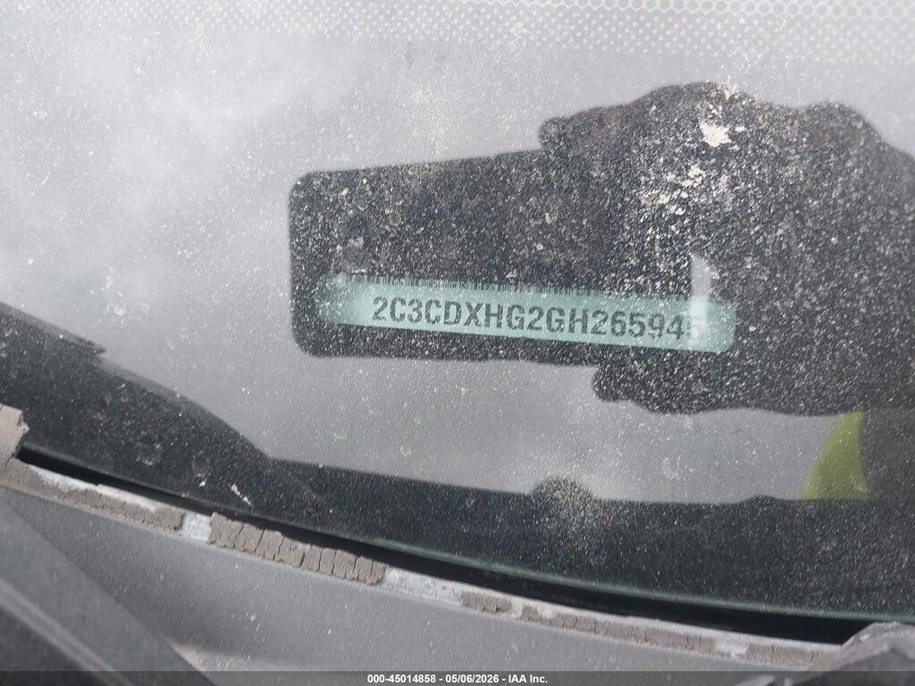 2C3CDXHG2GH265945 2016 DODGE CHARGER photo no. 9