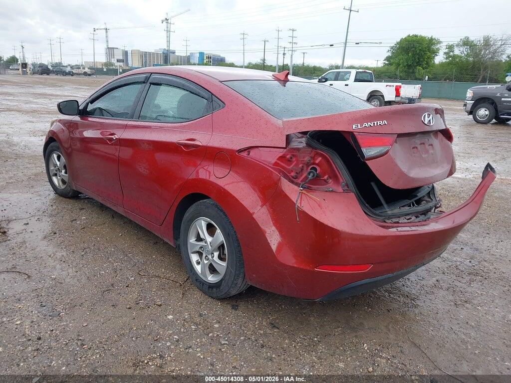 5NPDH4AE8EH546843 2014 HYUNDAI ELANTRA photo no. 3