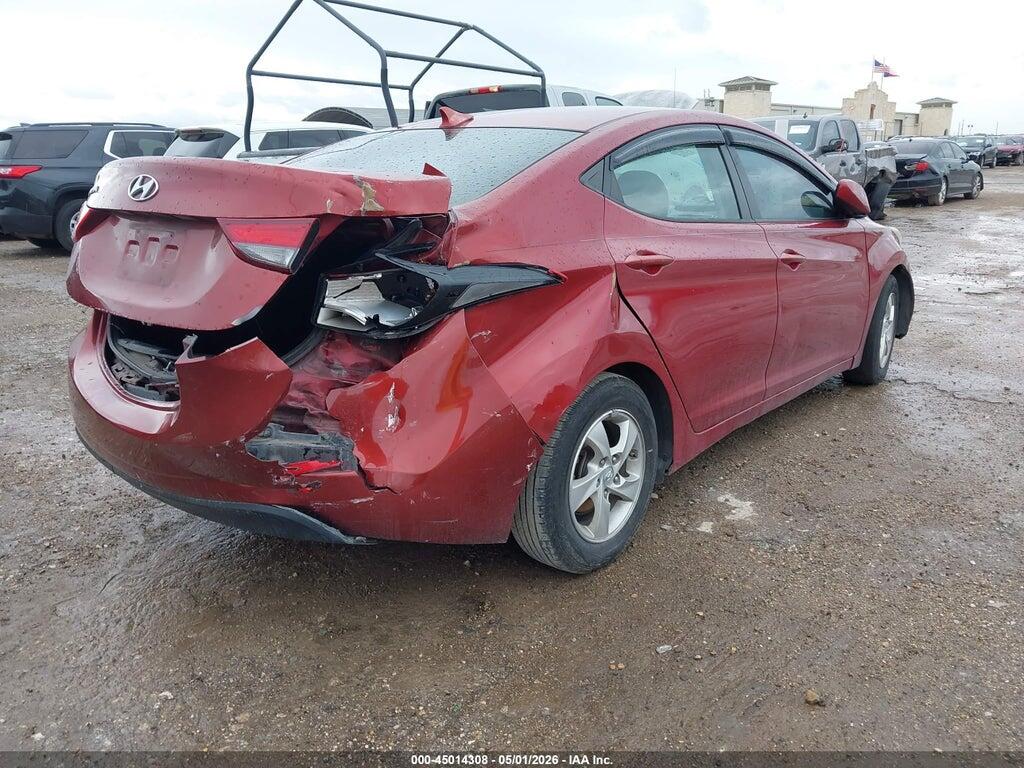 5NPDH4AE8EH546843 2014 HYUNDAI ELANTRA photo no. 4