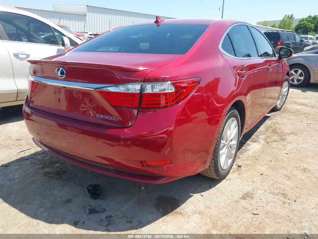 JTHBW1GG1D2037051 2013 LEXUS ES 300H photo no. 4