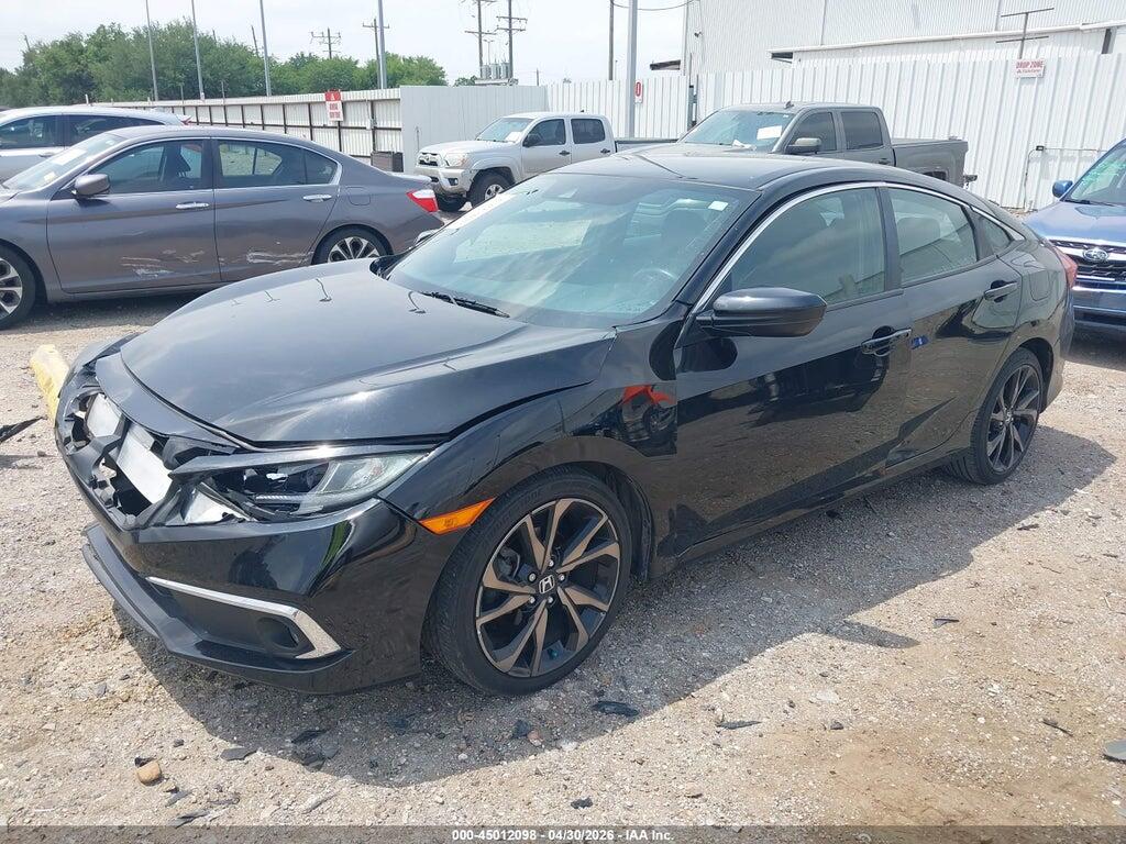 2HGFC2F82MH536171 2021 HONDA CIVIC photo no. 2