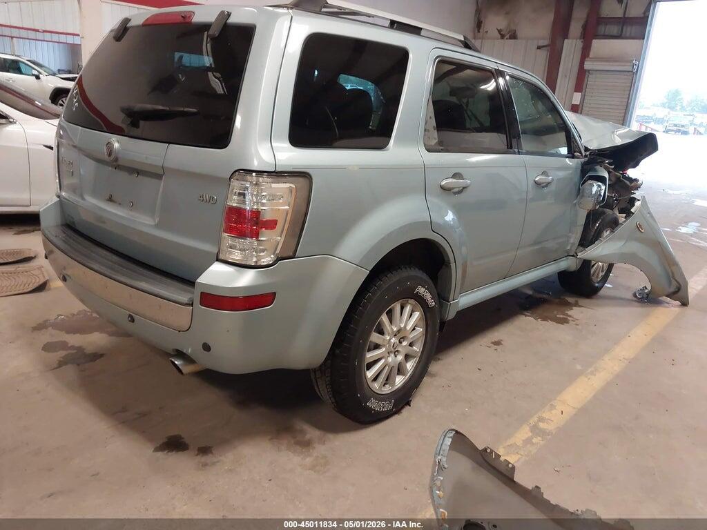 4M2CU97G59KJ00907 2009 MERCURY MARINER photo no. 4