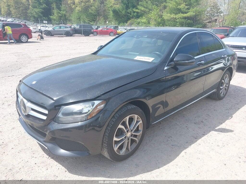 55SWF4KB4GU105987 2016 MERCEDES-BENZ C 300 photo no. 2