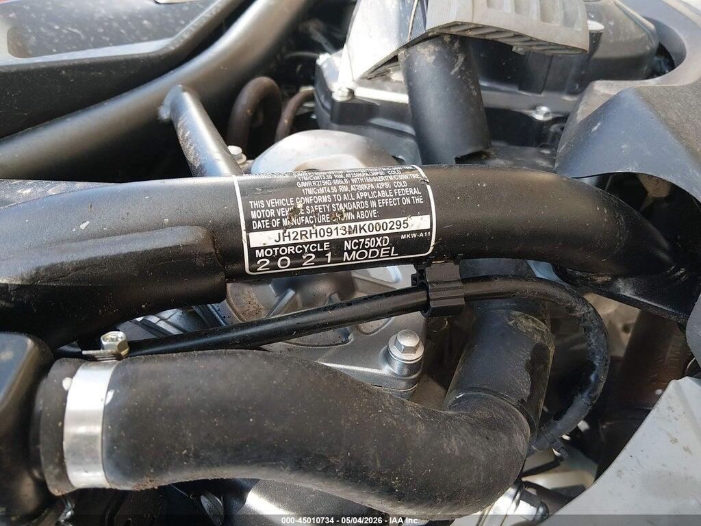 JH2RH0913MK000295 2021 HONDA NC750 photo no. 10