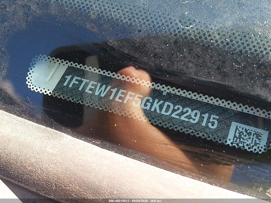 1FTEW1EF5GKD22915 2016 FORD F-150 photo no. 9