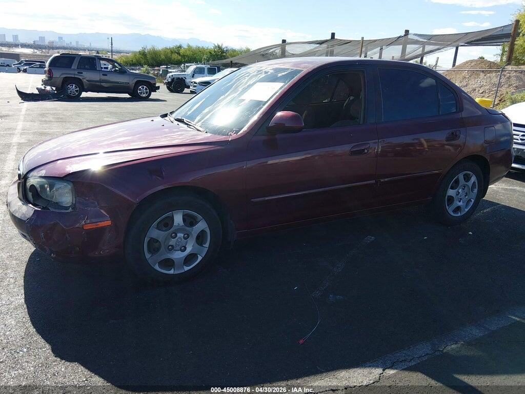 KMHDN45D31U176035 2001 HYUNDAI ELANTRA photo no. 2