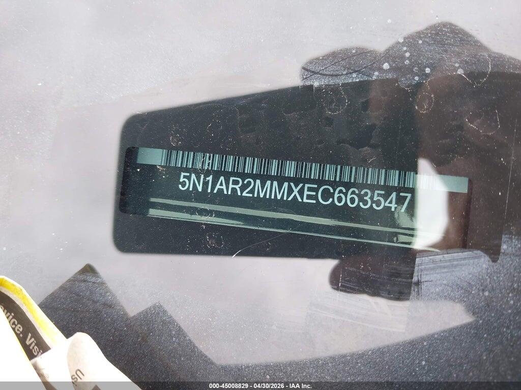 5N1AR2MMXEC663547 2014 NISSAN PATHFINDER photo no. 11