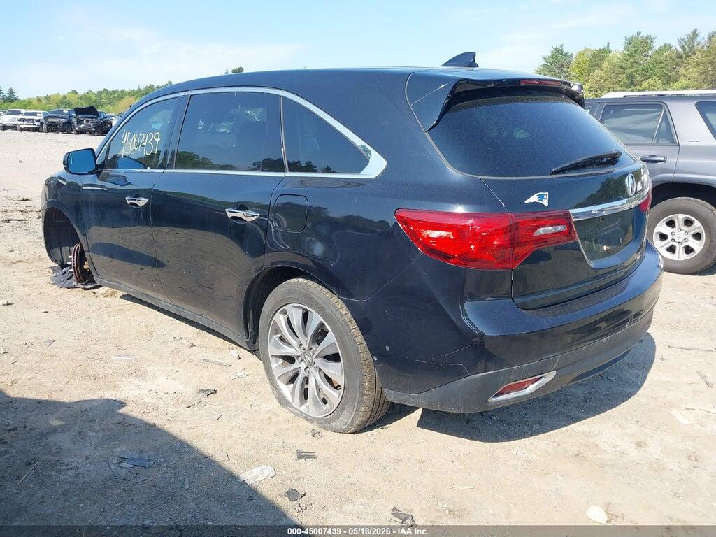 5FRYD4H41FB017324 2015 ACURA MDX photo no. 3