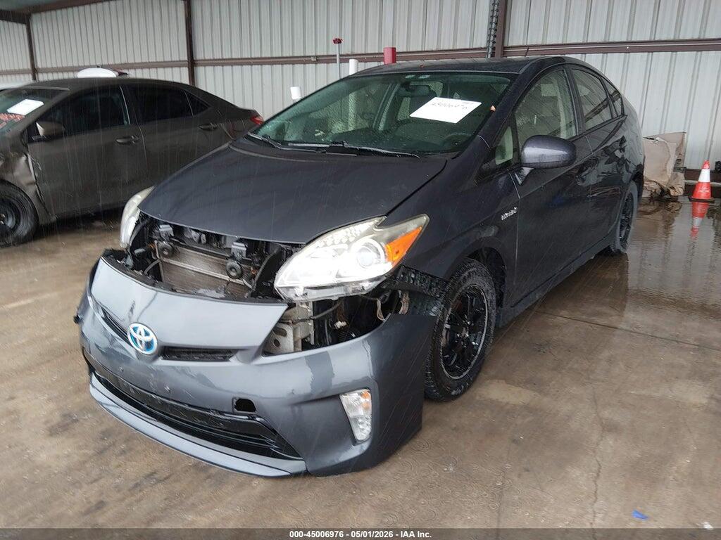 JTDKN3DU2C1557936 2012 TOYOTA PRIUS photo no. 2