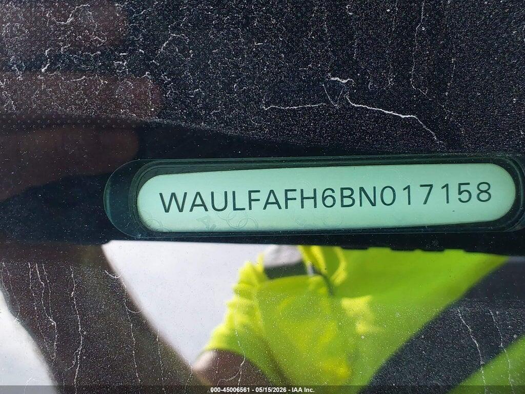 WAULFAFH6BN017158 2011 AUDI A5 photo no. 9