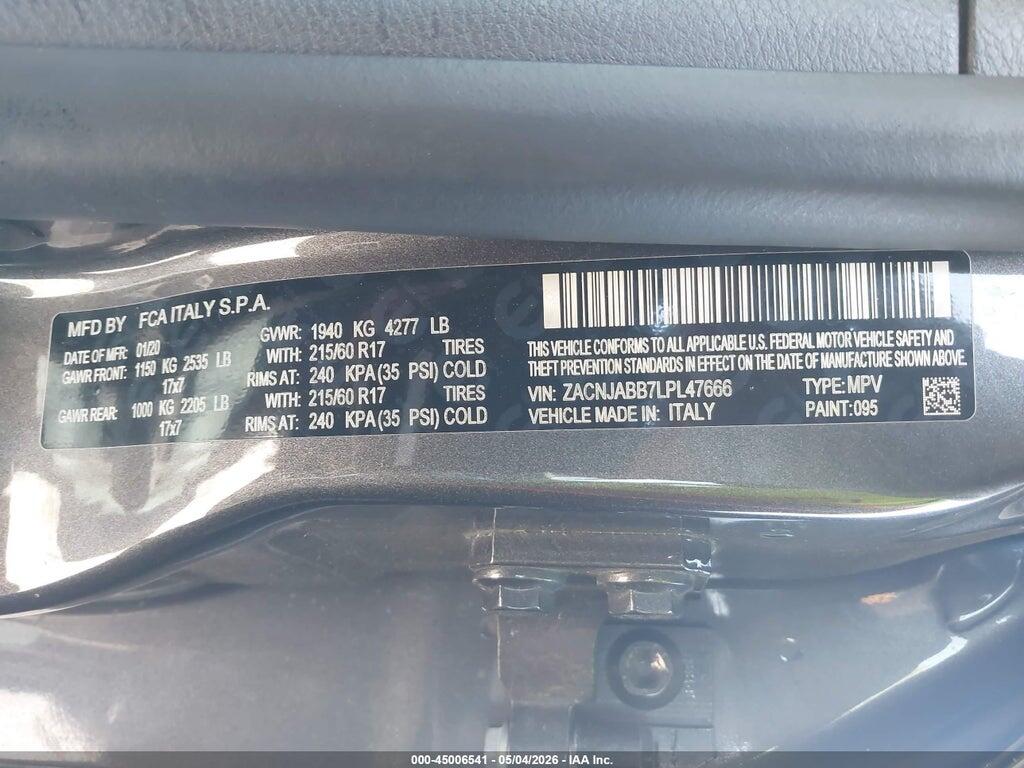 ZACNJABB7LPL47666 2020 JEEP RENEGADE photo no. 9