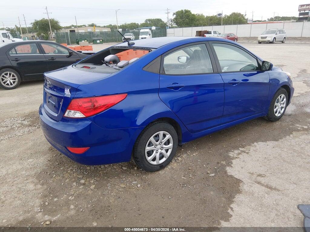 KMHCT4AE2EU665953 2014 HYUNDAI ACCENT photo no. 4