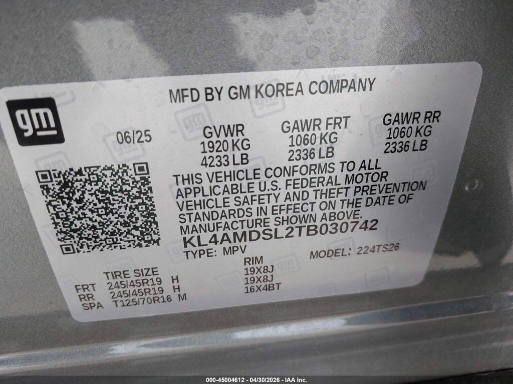 KL4AMDSL2TB030742 2026 BUICK ENCORE GX photo no. 9