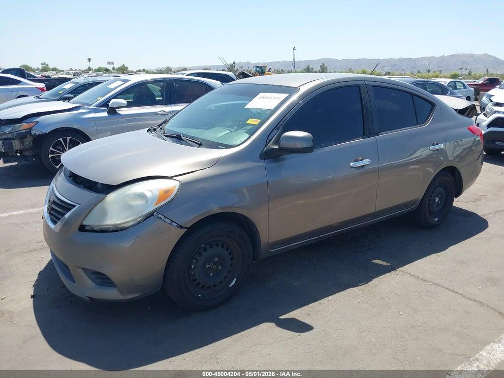 3N1CN7AP2CL814535 2012 NISSAN VERSA photo no. 2