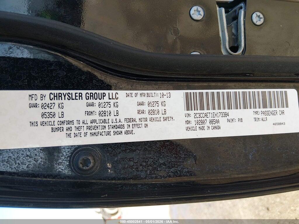 2C3CCAET1EH173384 2014 CHRYSLER 300C photo no. 9