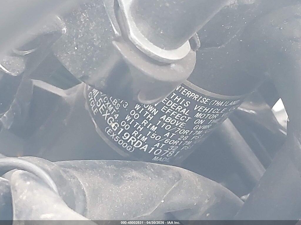 ML5EXGG19RDA10781 2024 KAWASAKI EX500 photo no. 10