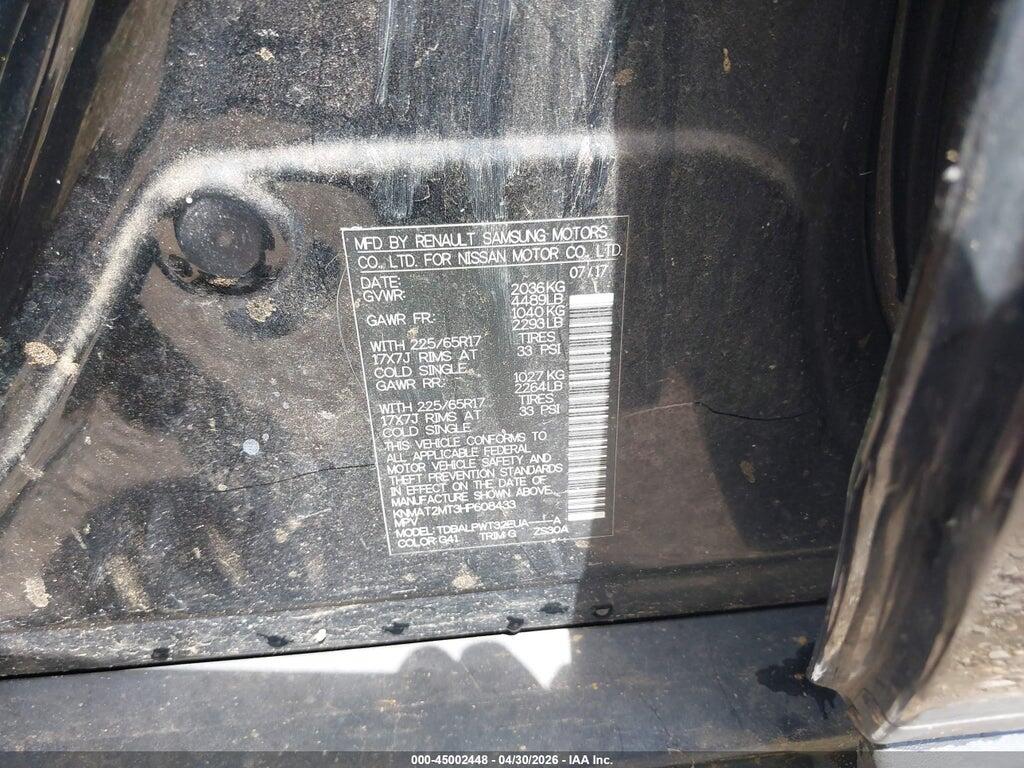 KNMAT2MT3HP608433 2017 NISSAN ROGUE photo no. 9