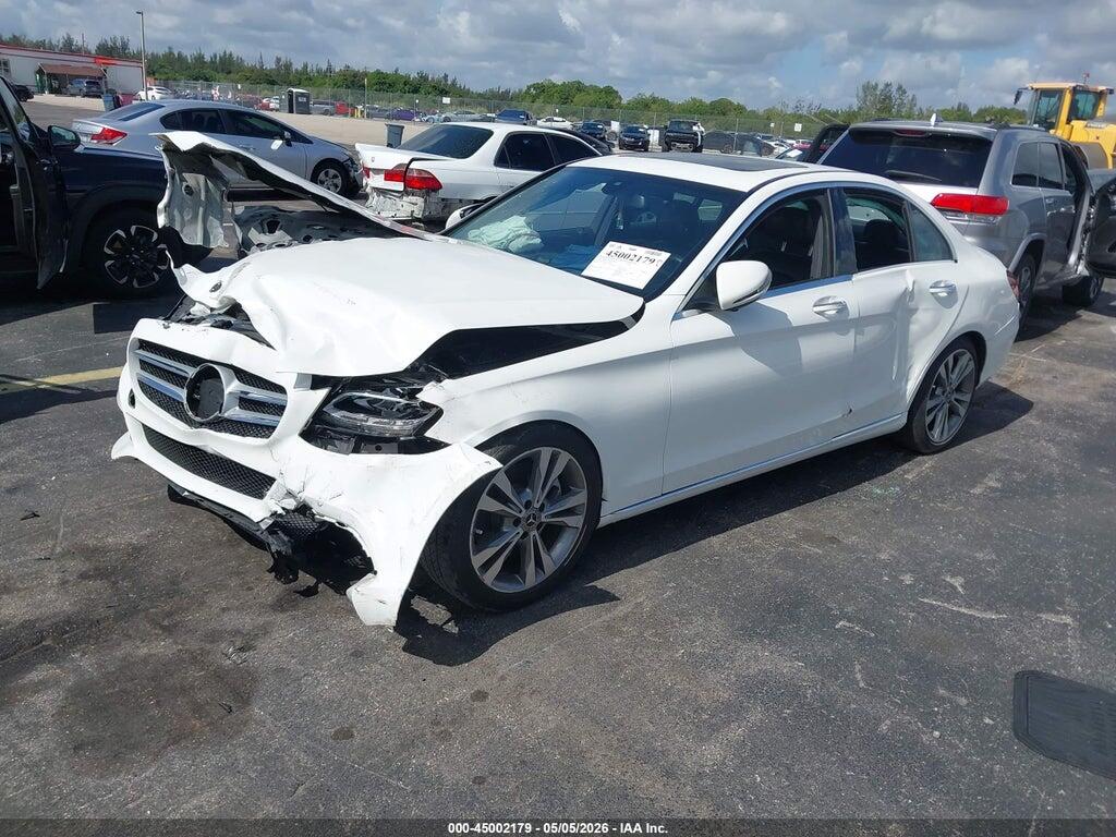 55SWF4JB2JU278996 2018 MERCEDES-BENZ C 300 photo no. 2
