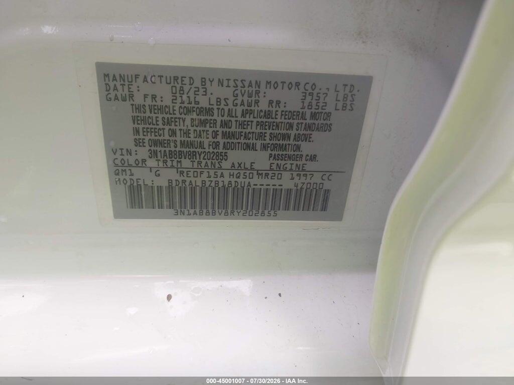 3N1AB8BV8RY202855 2024 NISSAN SENTRA photo no. 9