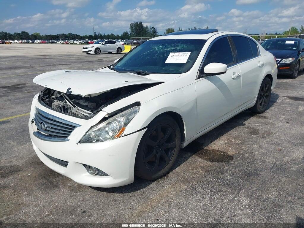 JN1DV6AP8CM811160 2012 INFINITI G25 photo no. 2