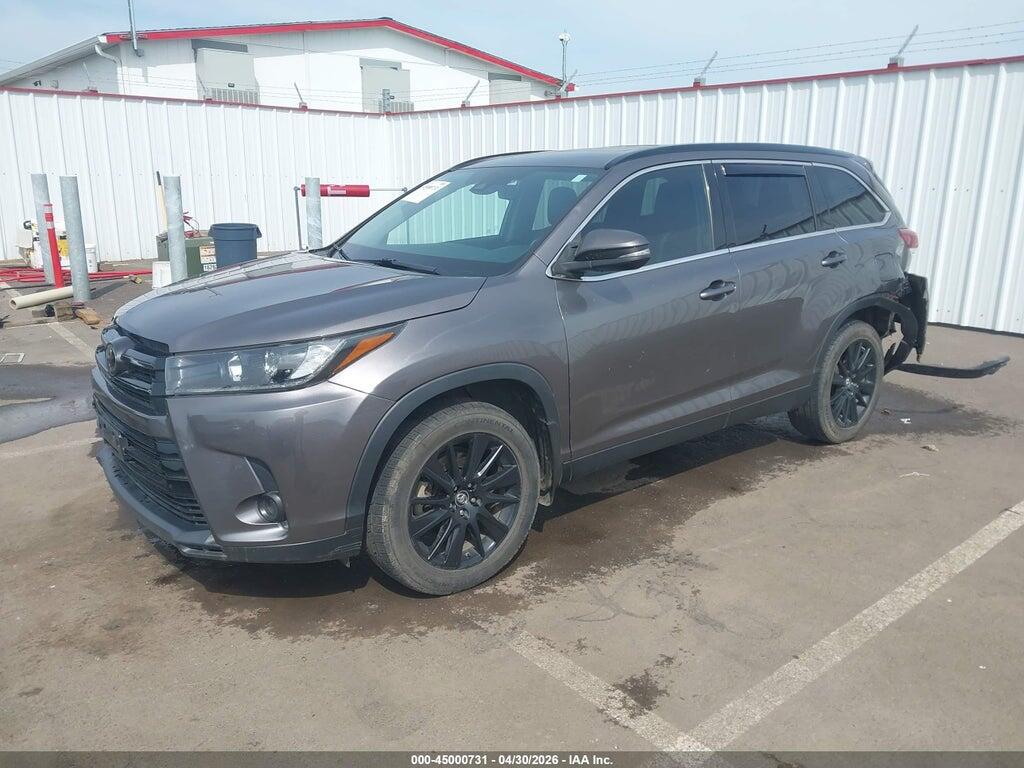 5TDJZRFH8KS572705 2019 TOYOTA HIGHLANDER photo no. 2