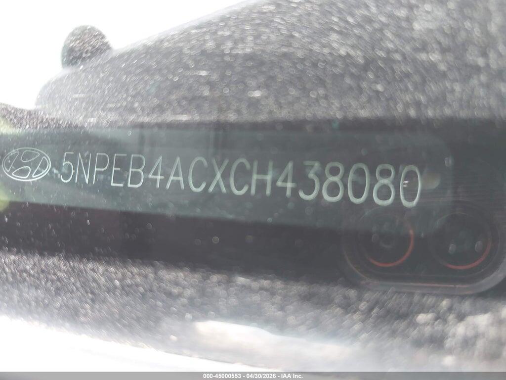 5NPEB4ACXCH438080 2012 HYUNDAI SONATA photo no. 9