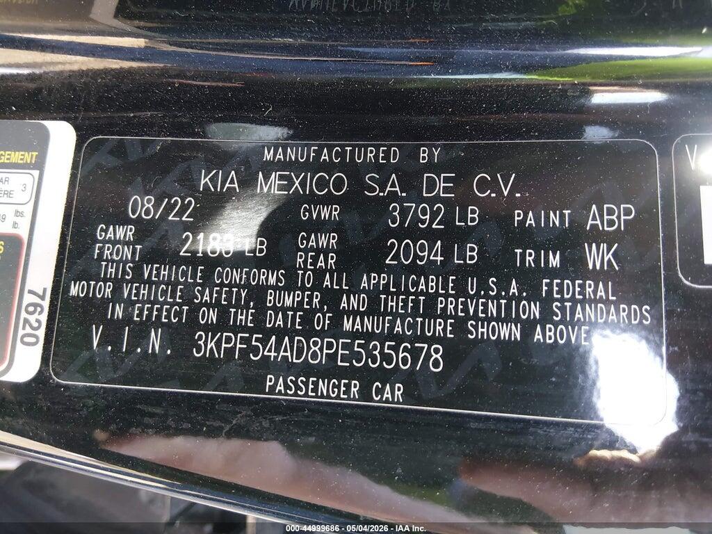 3KPF54AD8PE535678 2023 KIA FORTE photo no. 9