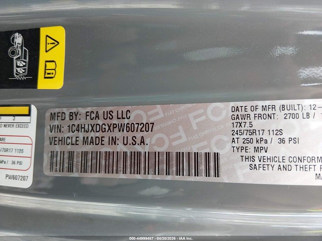 1C4HJXDGXPW607207 2023 JEEP WRANGLER photo no. 9