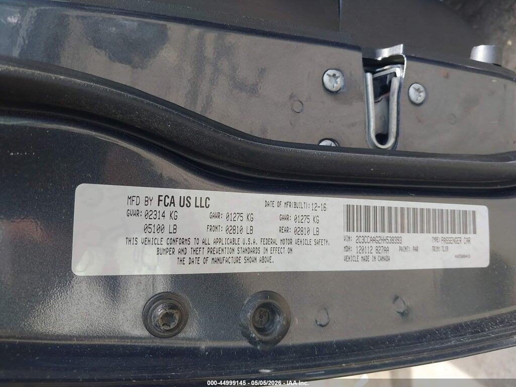 2C3CCAAG2HH538393 2017 CHRYSLER 300 photo no. 9
