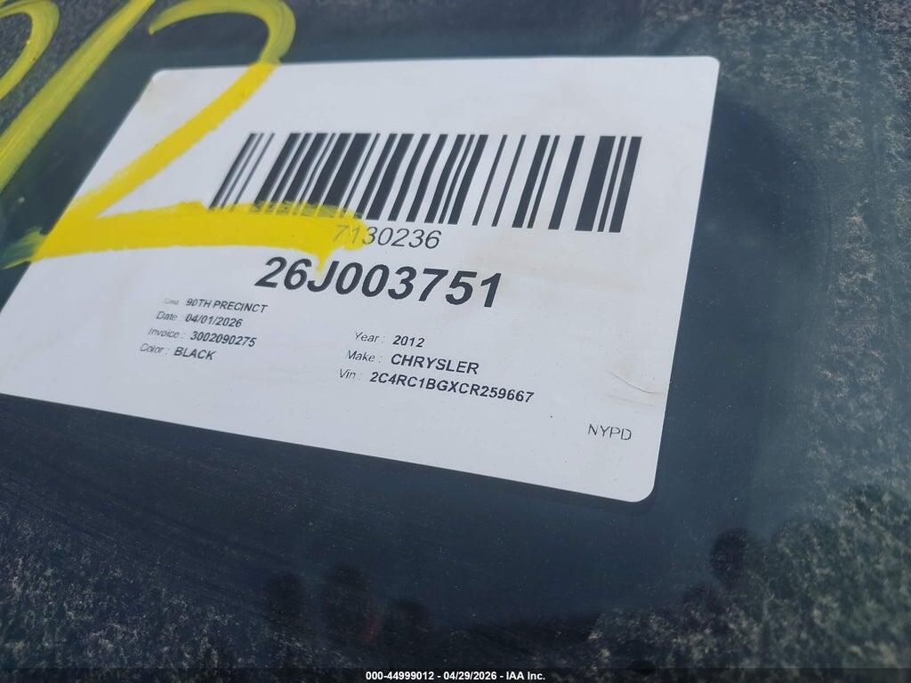 2C4RC1BGXCR259667 2012 CHRYSLER TOWN & COUNTRY photo no. 12