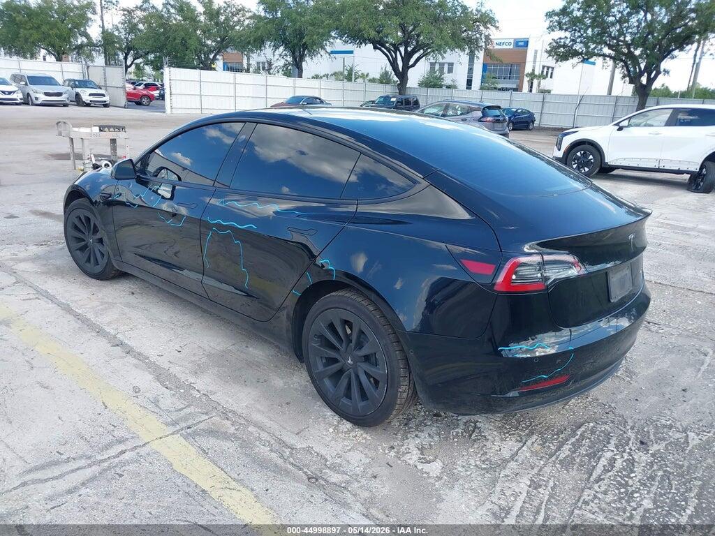 5YJ3E1EB8NF327270 2022 TESLA MODEL 3 photo no. 3