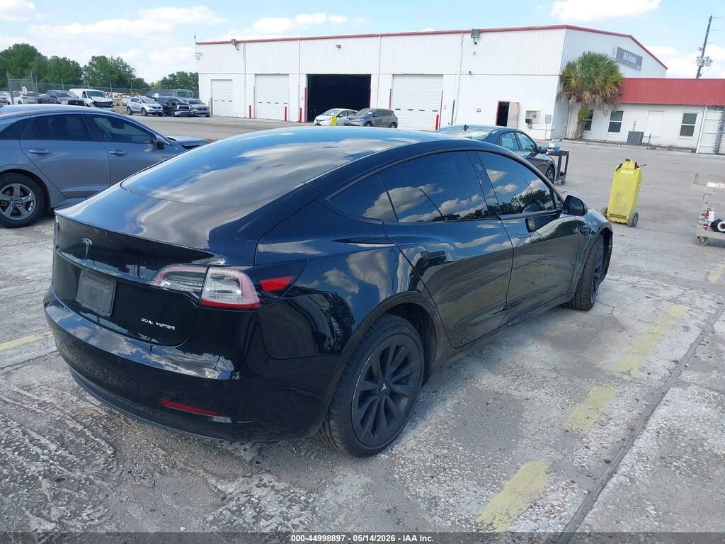 5YJ3E1EB8NF327270 2022 TESLA MODEL 3 photo no. 4
