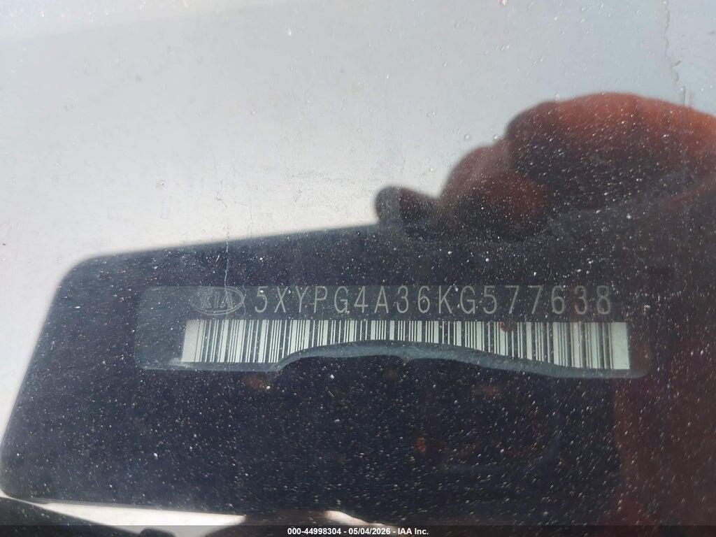 5XYPG4A36KG577638 2019 KIA SORENTO photo no. 9