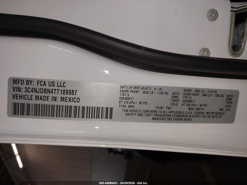 3C4NJDBN4TT189987 2026 JEEP COMPASS photo no. 9