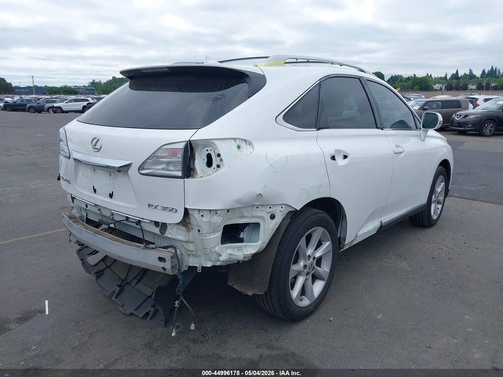 2T2BK1BA1AC076165 2010 LEXUS RX 350 photo no. 4