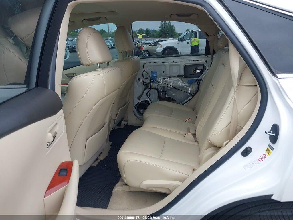 2T2BK1BA1AC076165 2010 LEXUS RX 350 photo no. 8