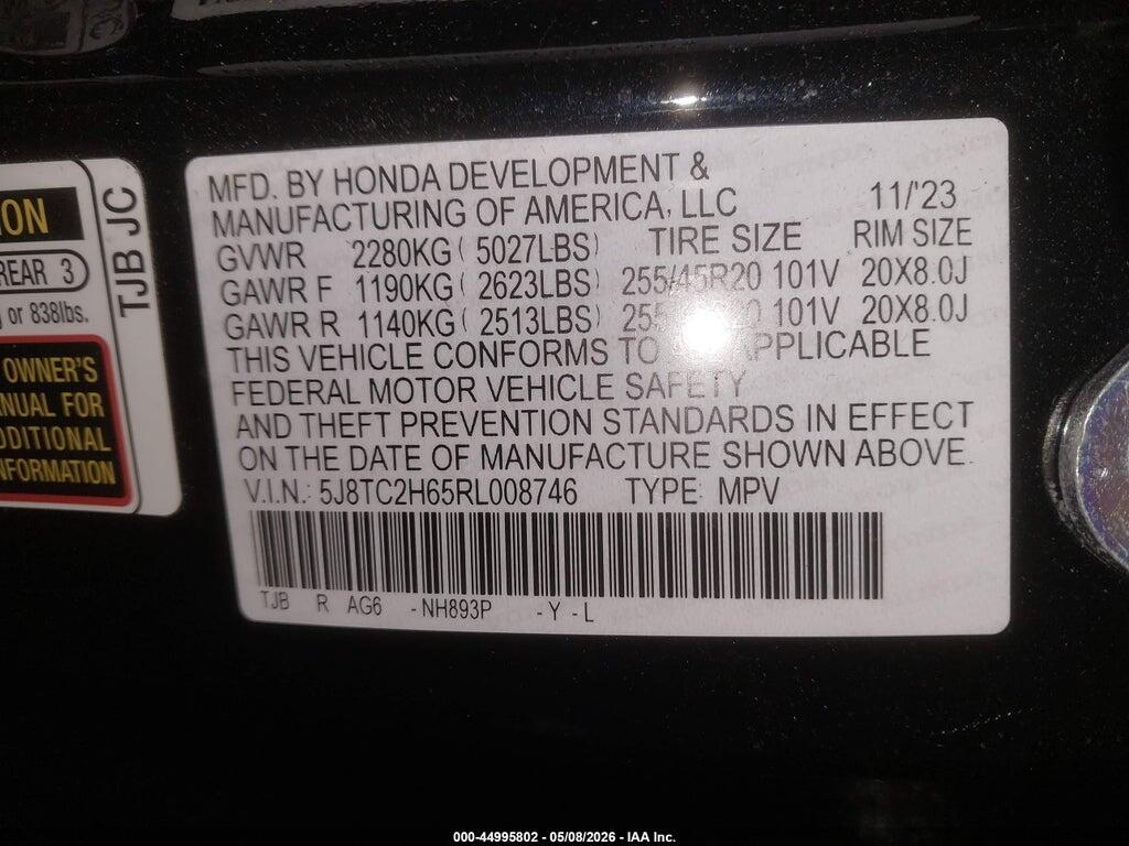 5J8TC2H65RL008746 2024 ACURA RDX photo no. 9