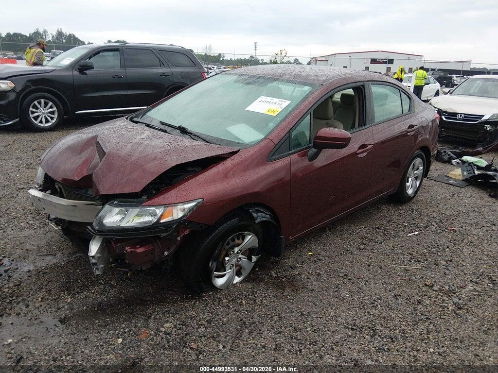 19XFB2F50EE068140 2014 HONDA CIVIC photo no. 2