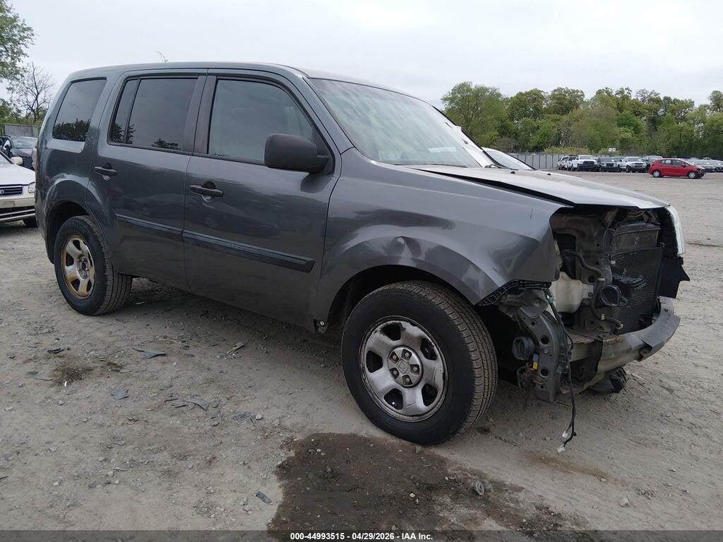 5FNYF3H28DB006516 2013 HONDA PILOT photo no. 1