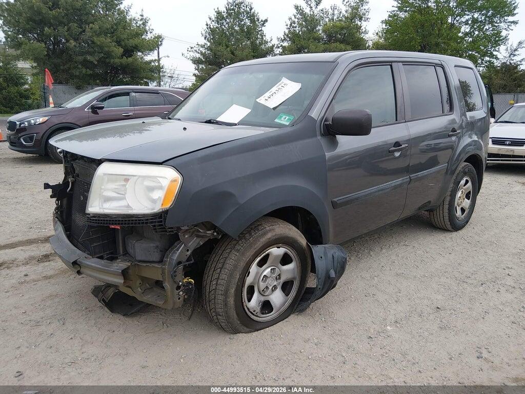 5FNYF3H28DB006516 2013 HONDA PILOT photo no. 2
