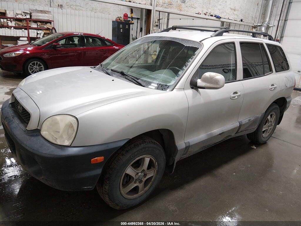 KM8SC73D22U155342 2002 HYUNDAI SANTA FE photo no. 2