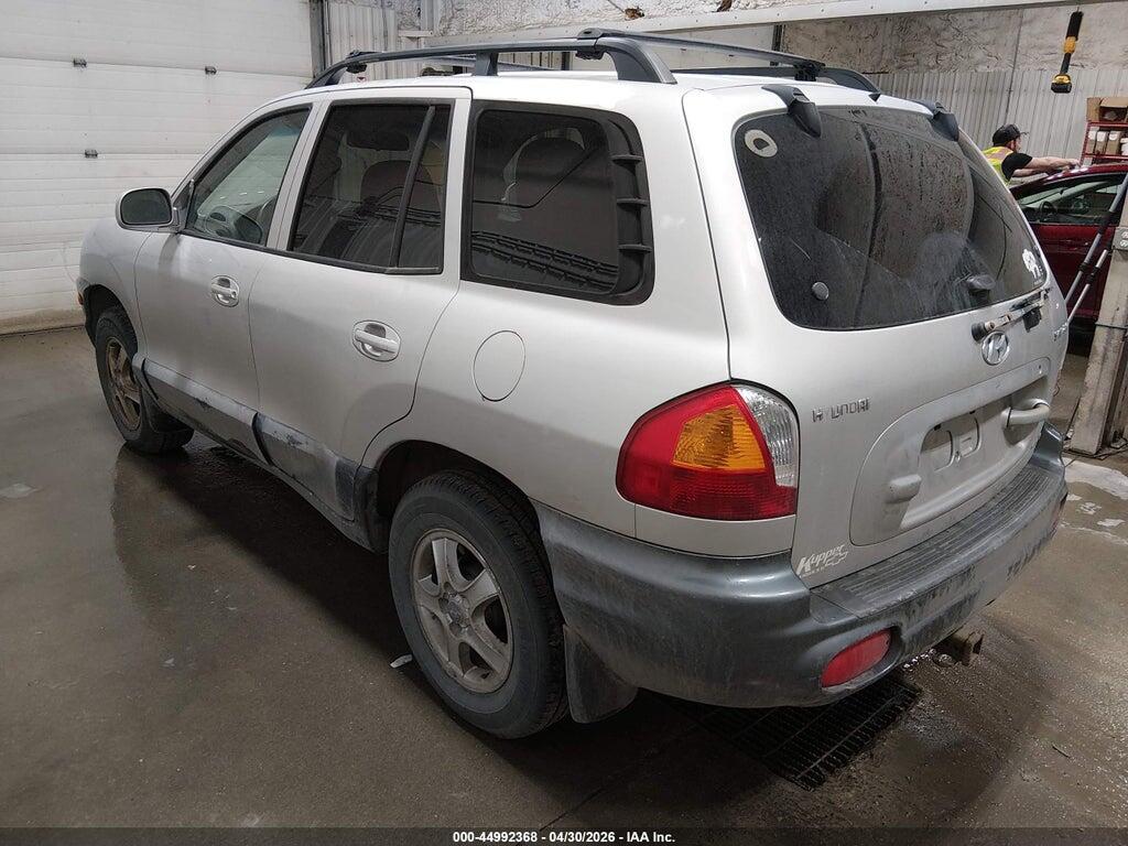 KM8SC73D22U155342 2002 HYUNDAI SANTA FE photo no. 3