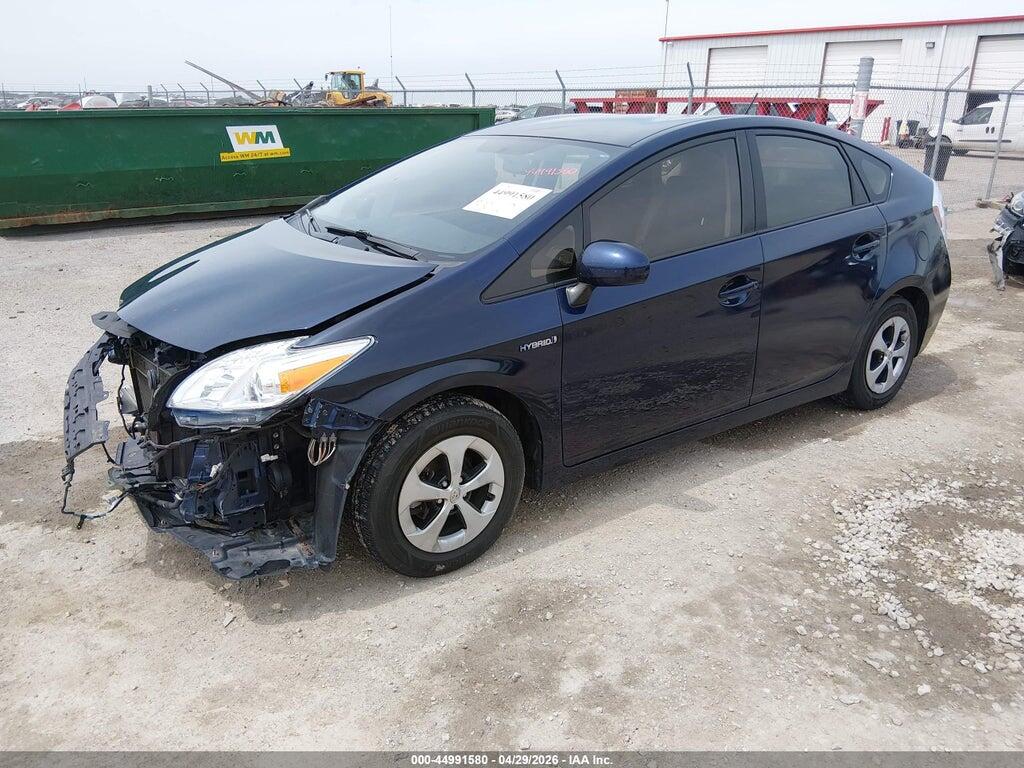 JTDKN3DUXC1548739 2012 TOYOTA PRIUS photo no. 2