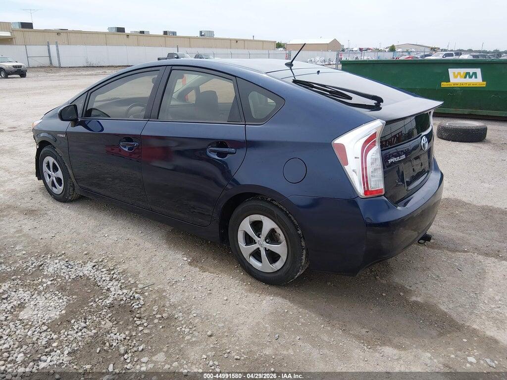 JTDKN3DUXC1548739 2012 TOYOTA PRIUS photo no. 3