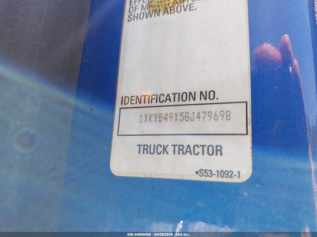 1XKYD49X5GJ479698 2016 KENWORTH CONSTRUCTION photo no. 8