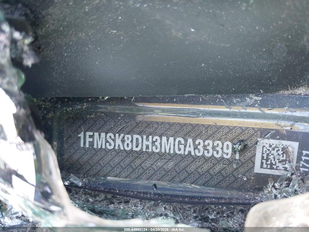 1FMSK8DH3MGA33391 2021 FORD EXPLORER photo no. 9