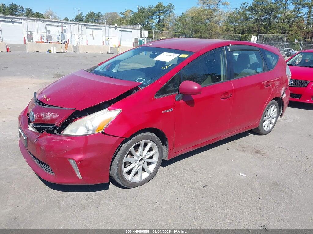 JTDZN3EU4C3129478 2012 TOYOTA PRIUS V photo no. 2